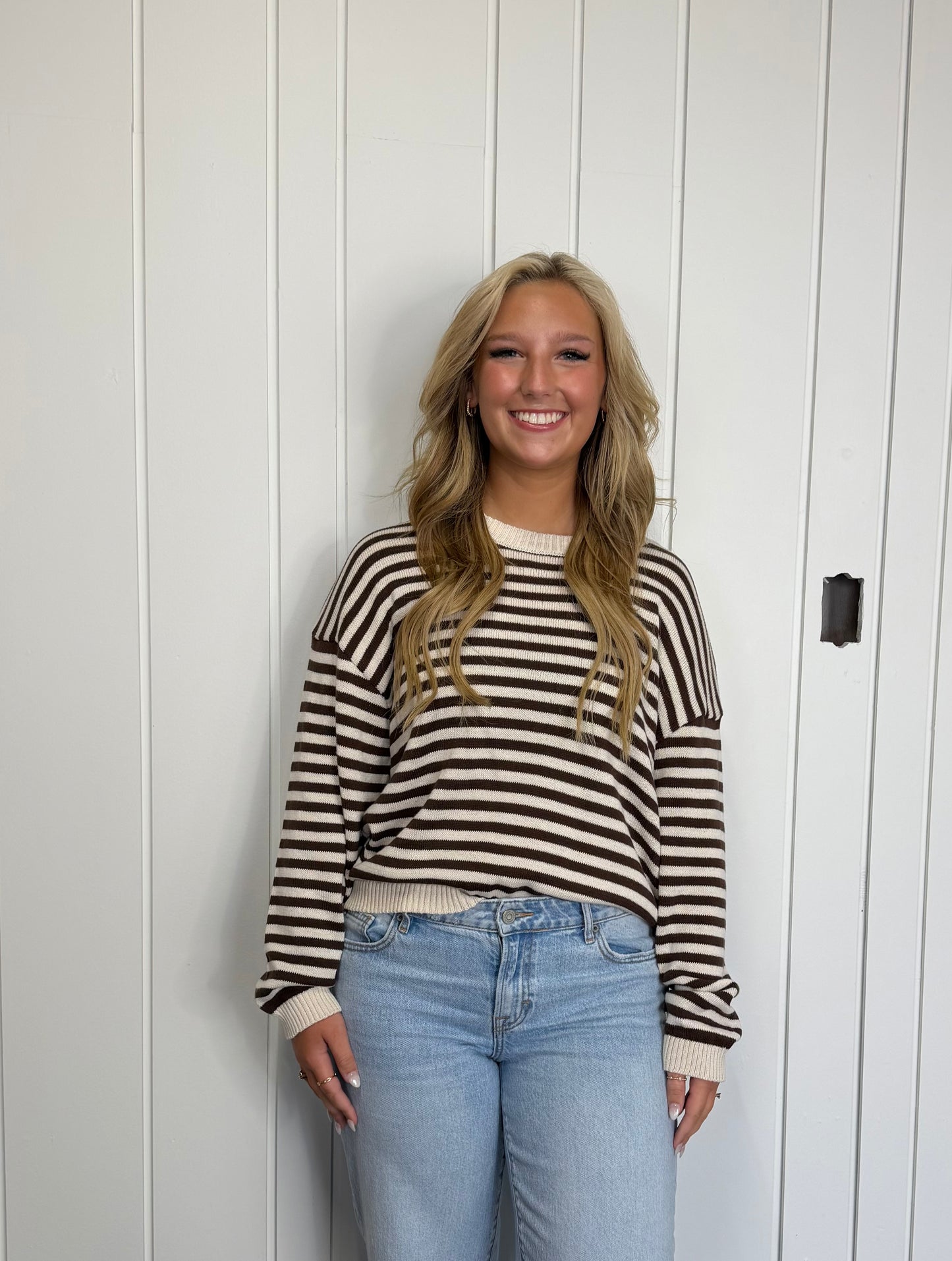 Leaves & Lattes Knit Sweater