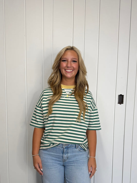 STRIPE COLORBLOCK TOP
