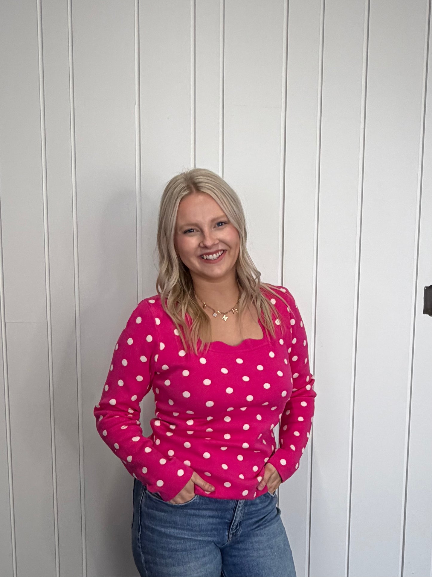 Strawberry Social Sweater