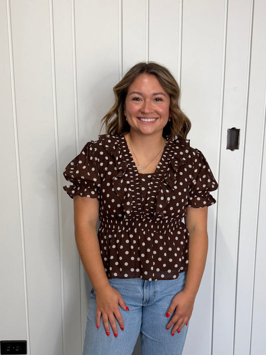 Polka Party Top