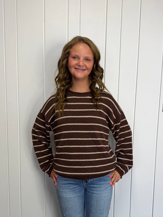 Fresh Start Stripe Top