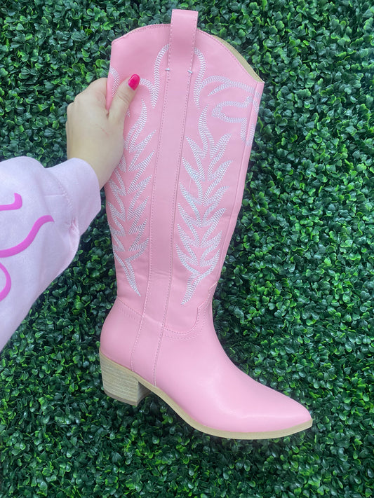 Pretty In Pink Boots