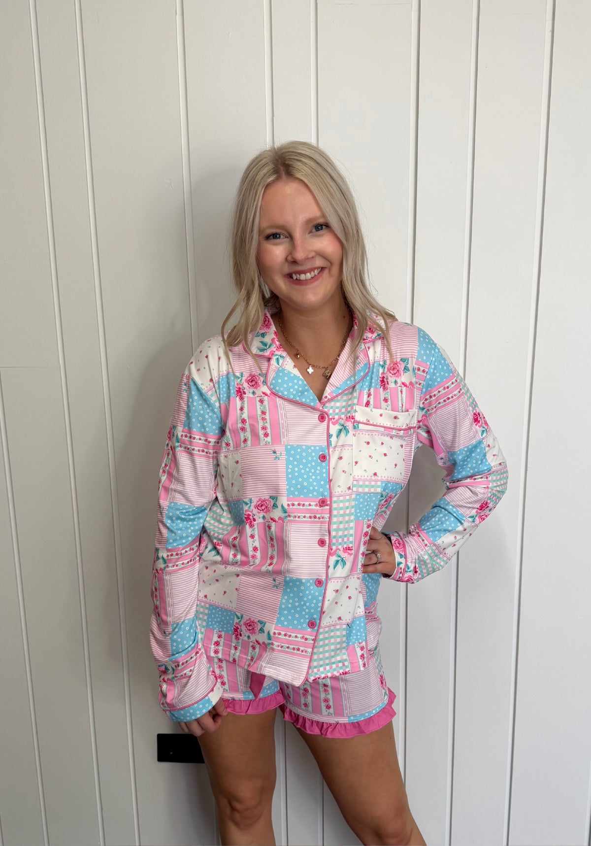 Pink Patchwork Pjs