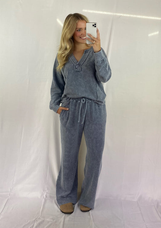 Washed Drawstring Set