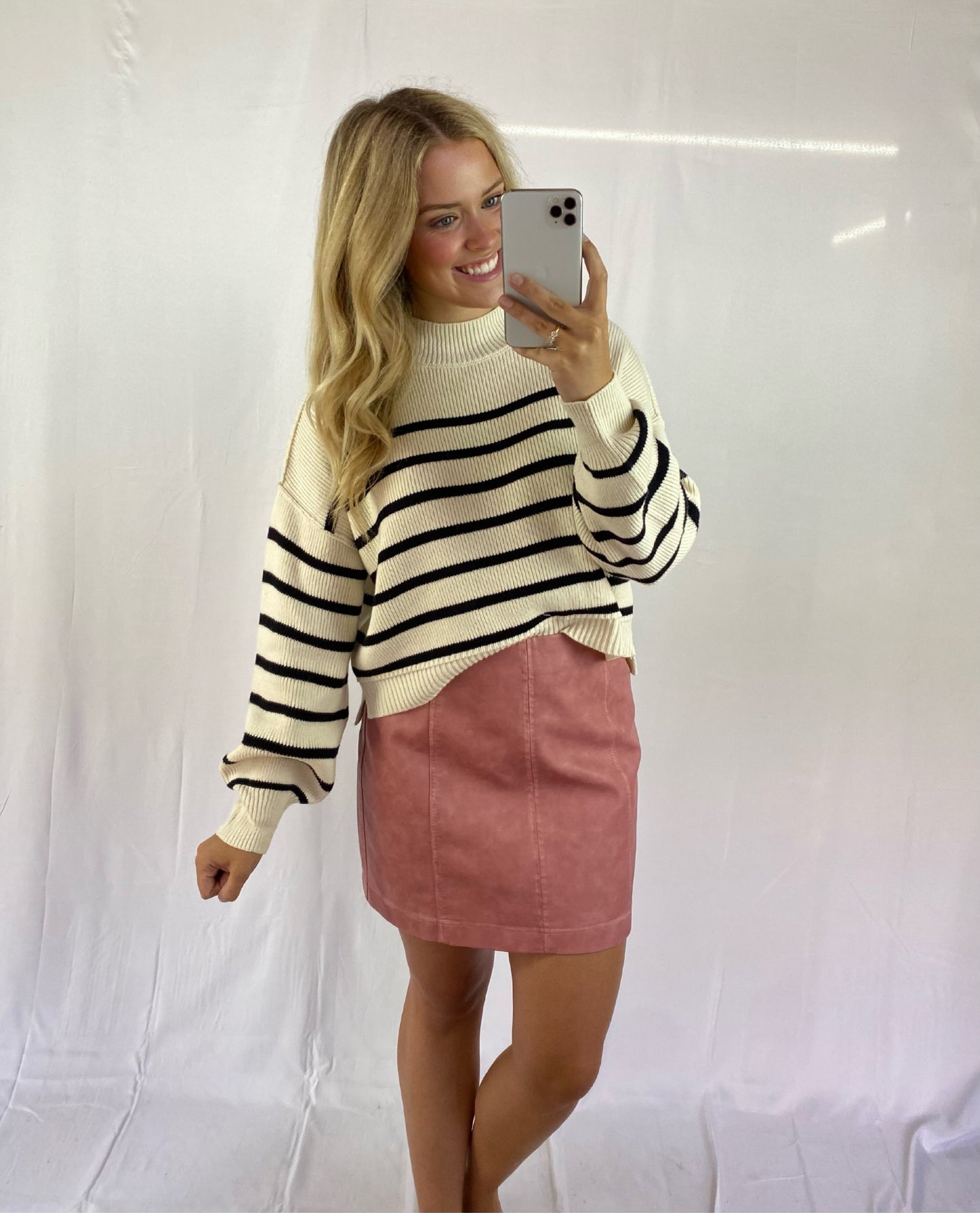 Stripe Drop Shoulder Sweater
