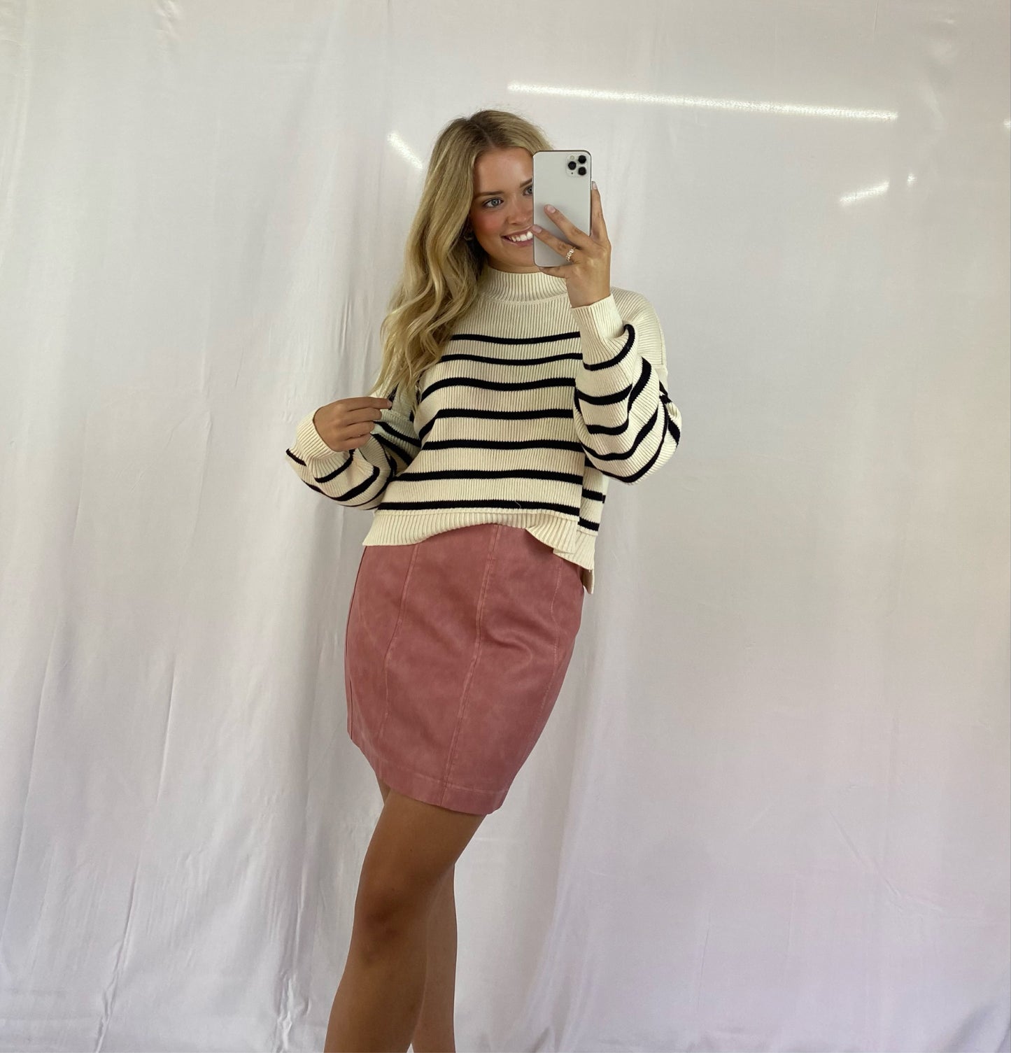 Stripe Drop Shoulder Sweater