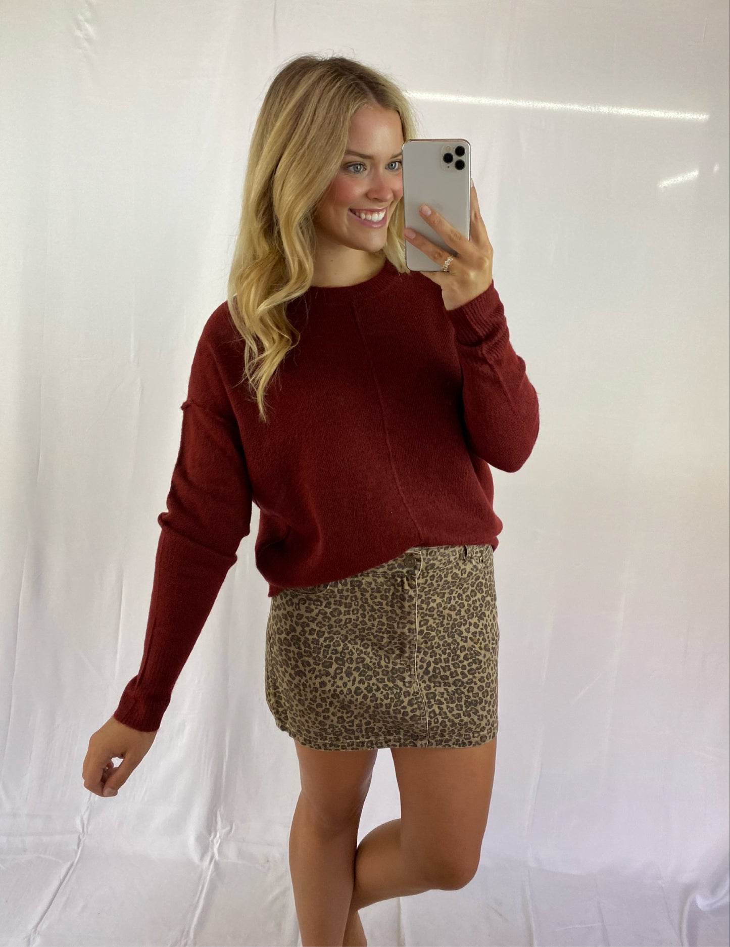 Leopard Mini Skirt