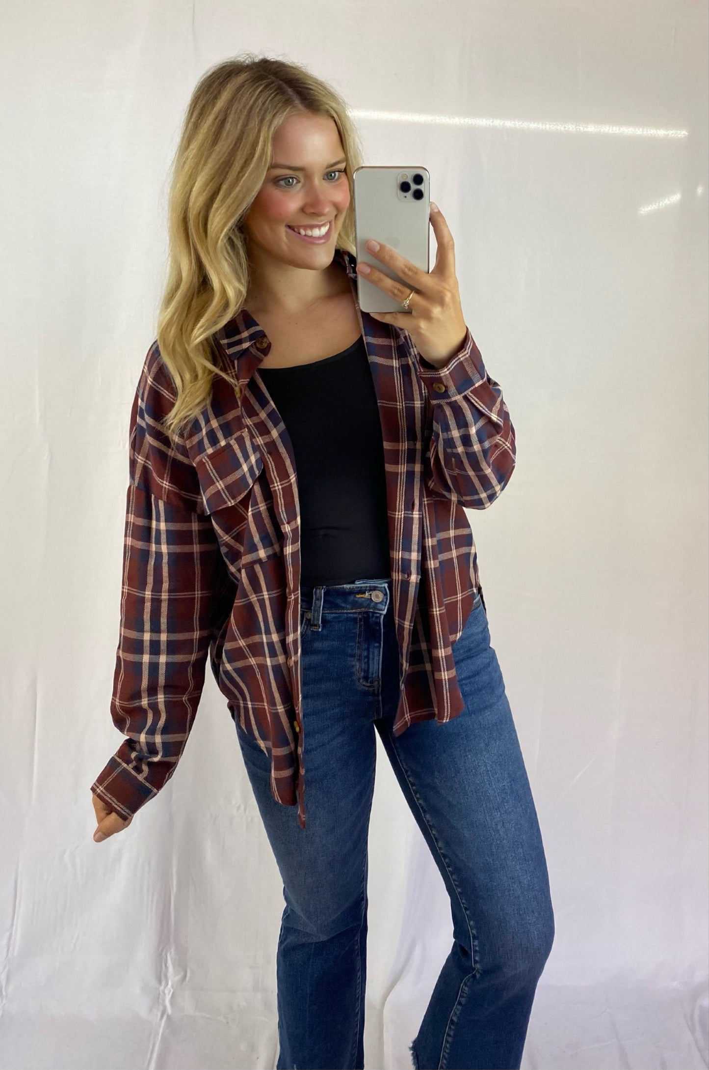 Plaid Button-Down