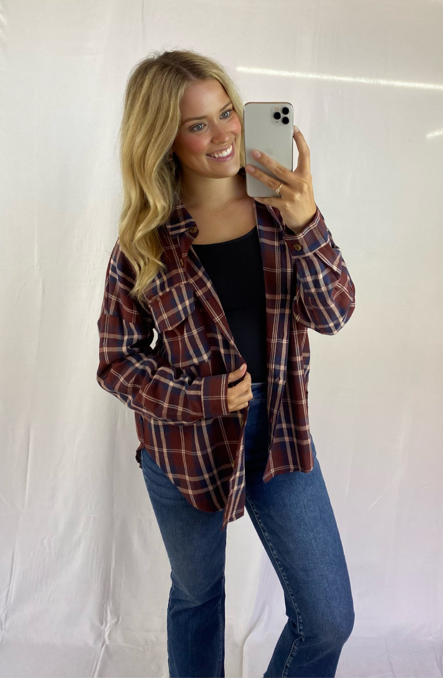 Plaid Button-Down