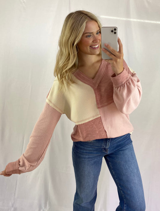 Color Block Long Sleeve