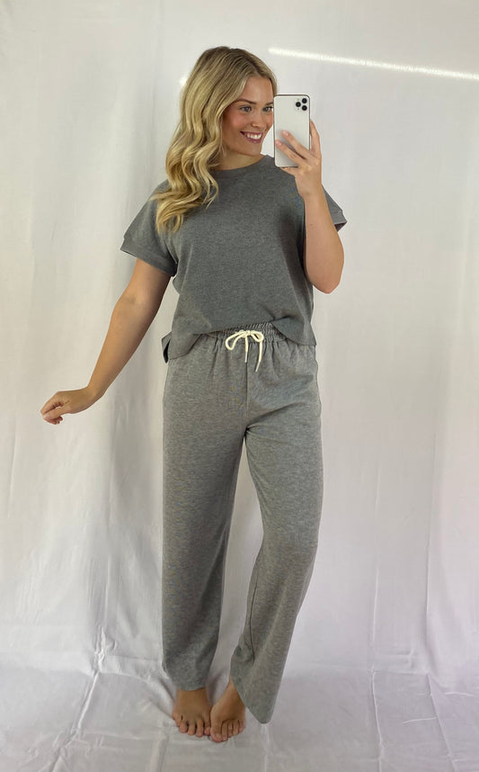 Knit Short Sleeve Set
