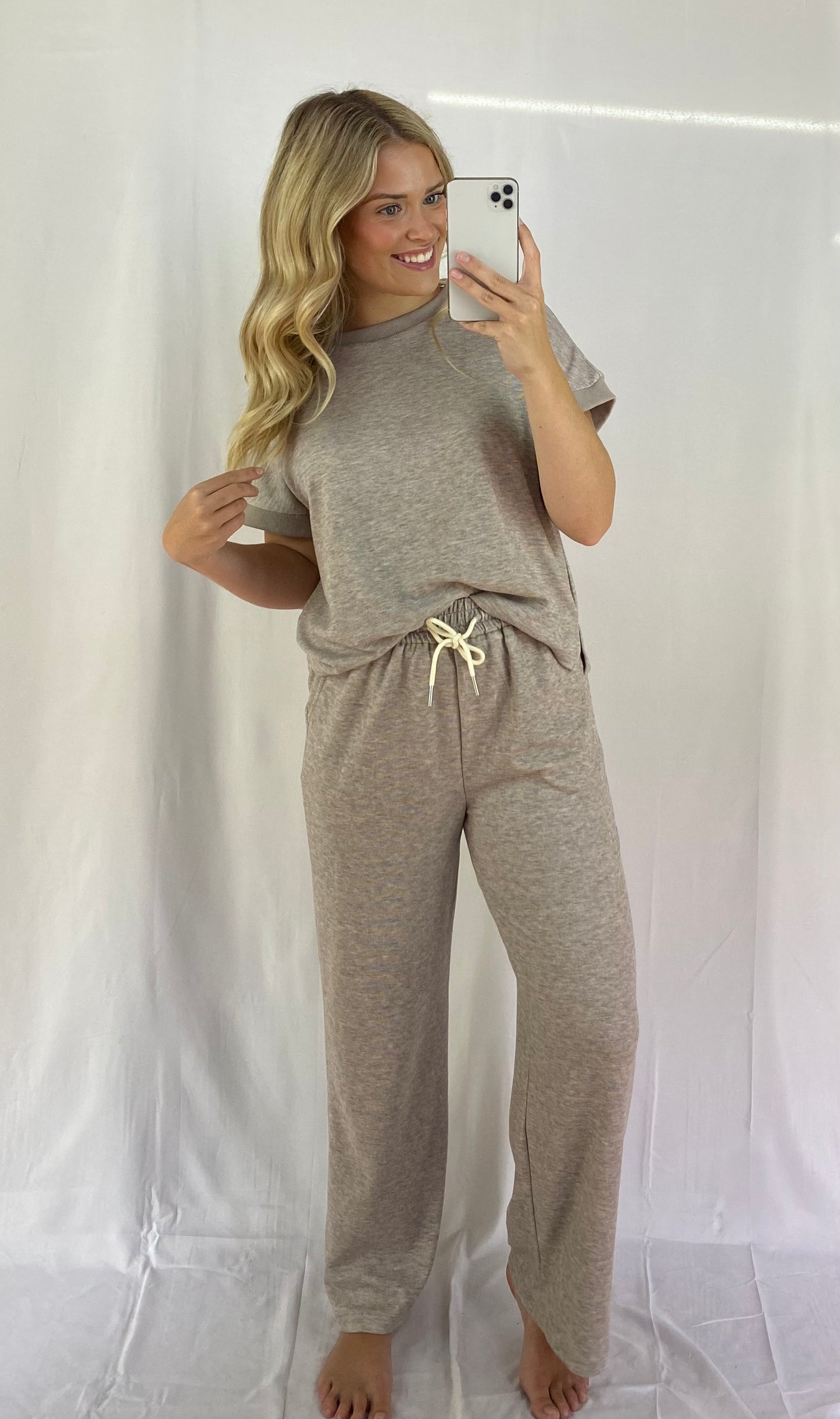 Knit Short Sleeve Set