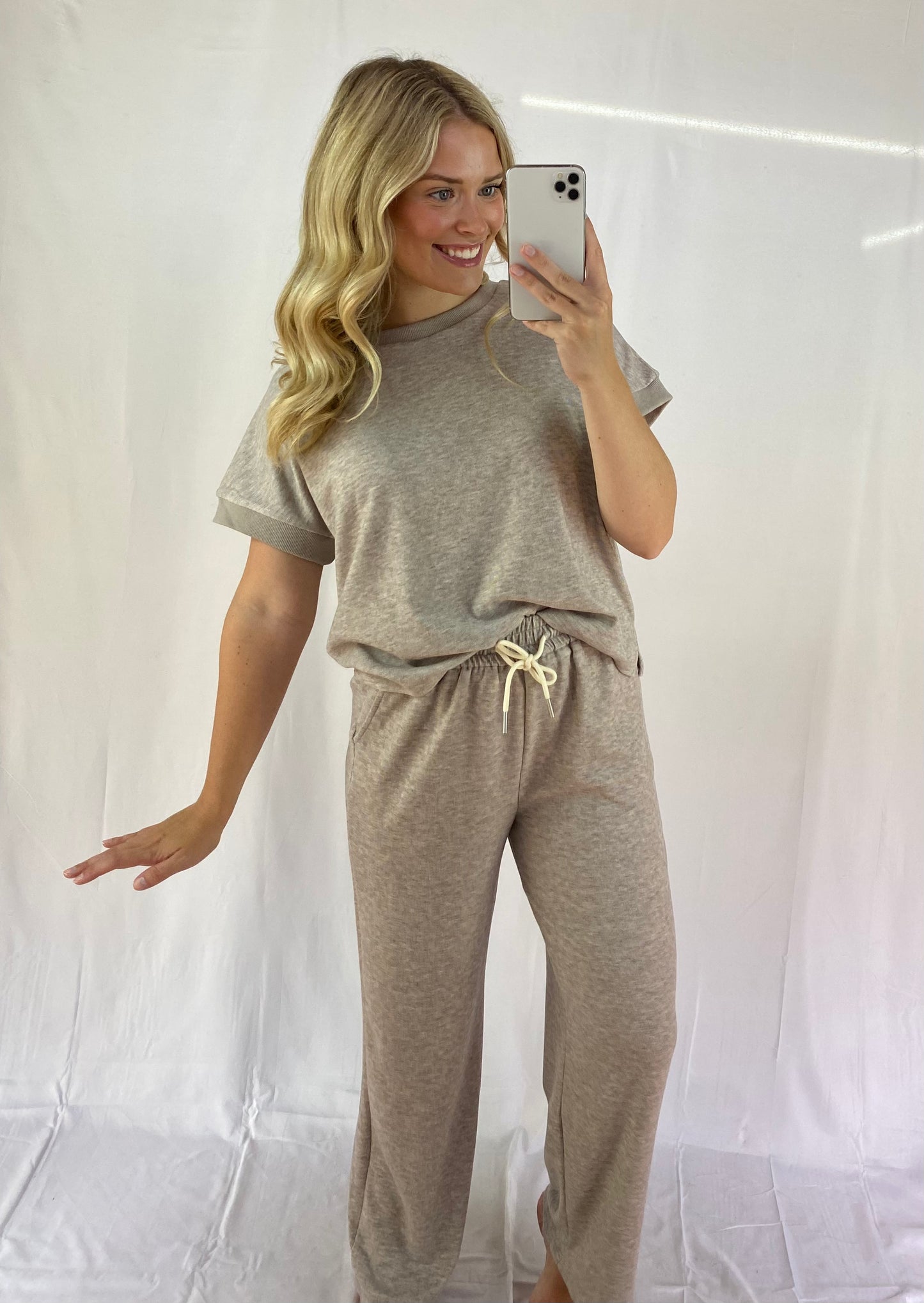Knit Short Sleeve Set