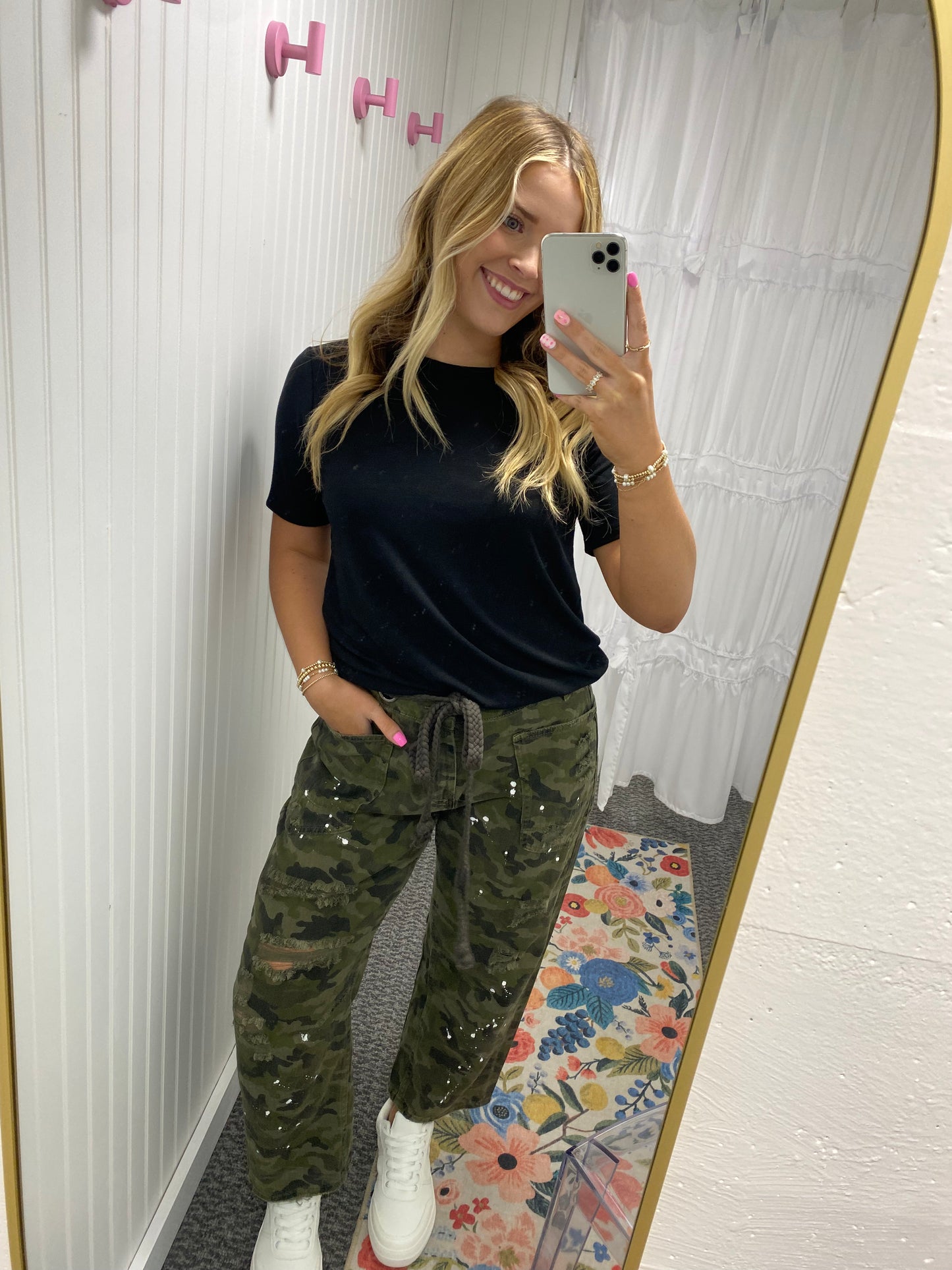 Camo Distress Pants