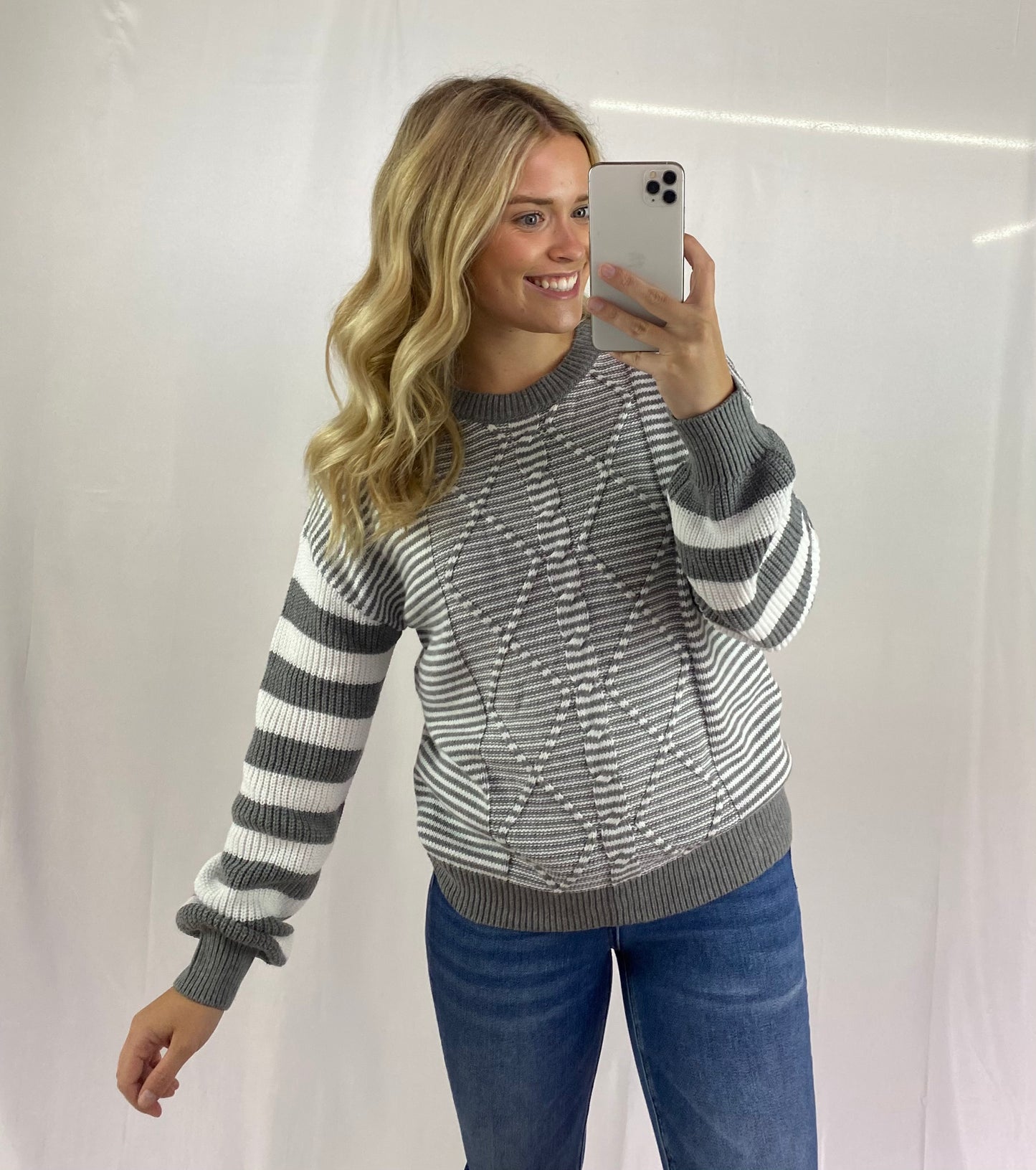 Cozy Contrast Sweater