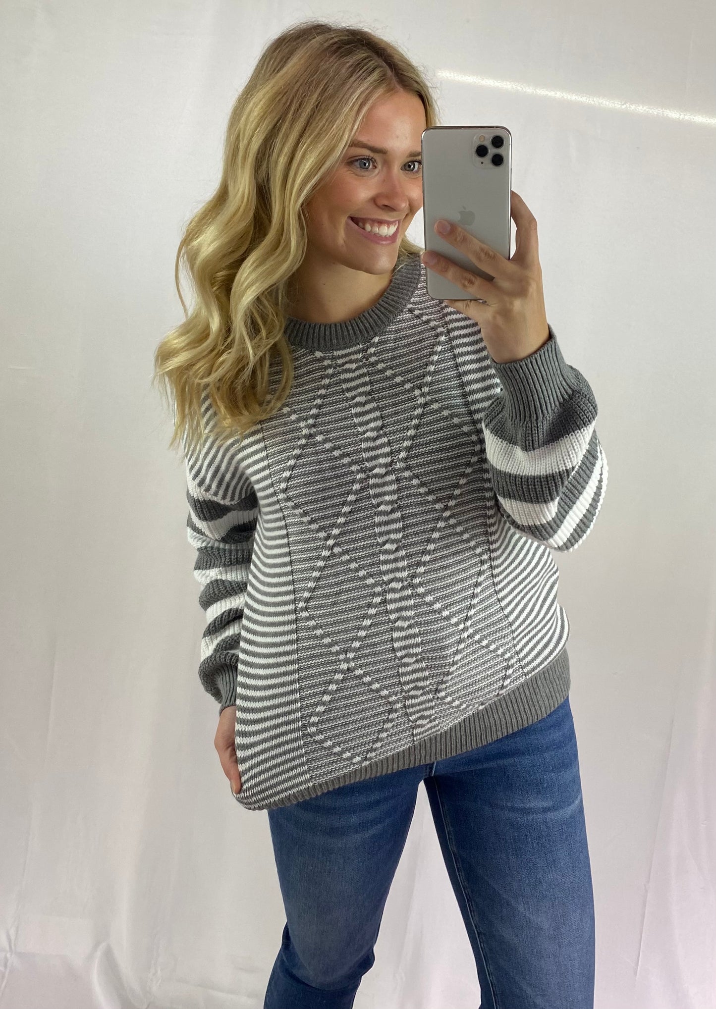 Cozy Contrast Sweater