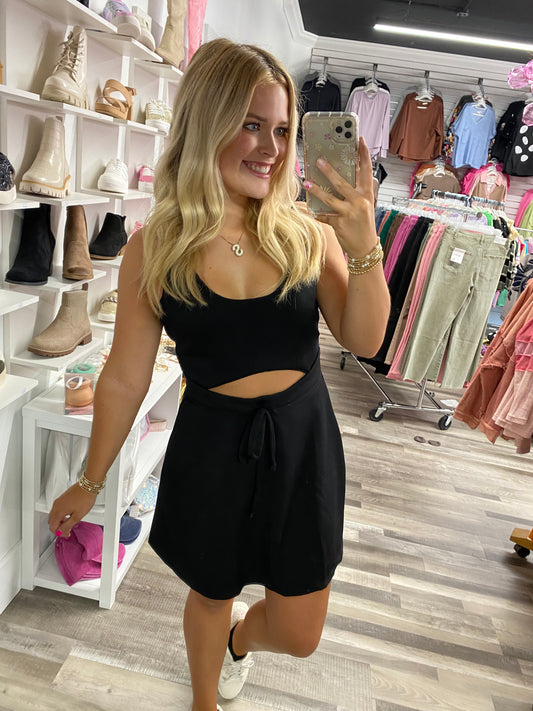 Athletic Dress w/ Cut Out