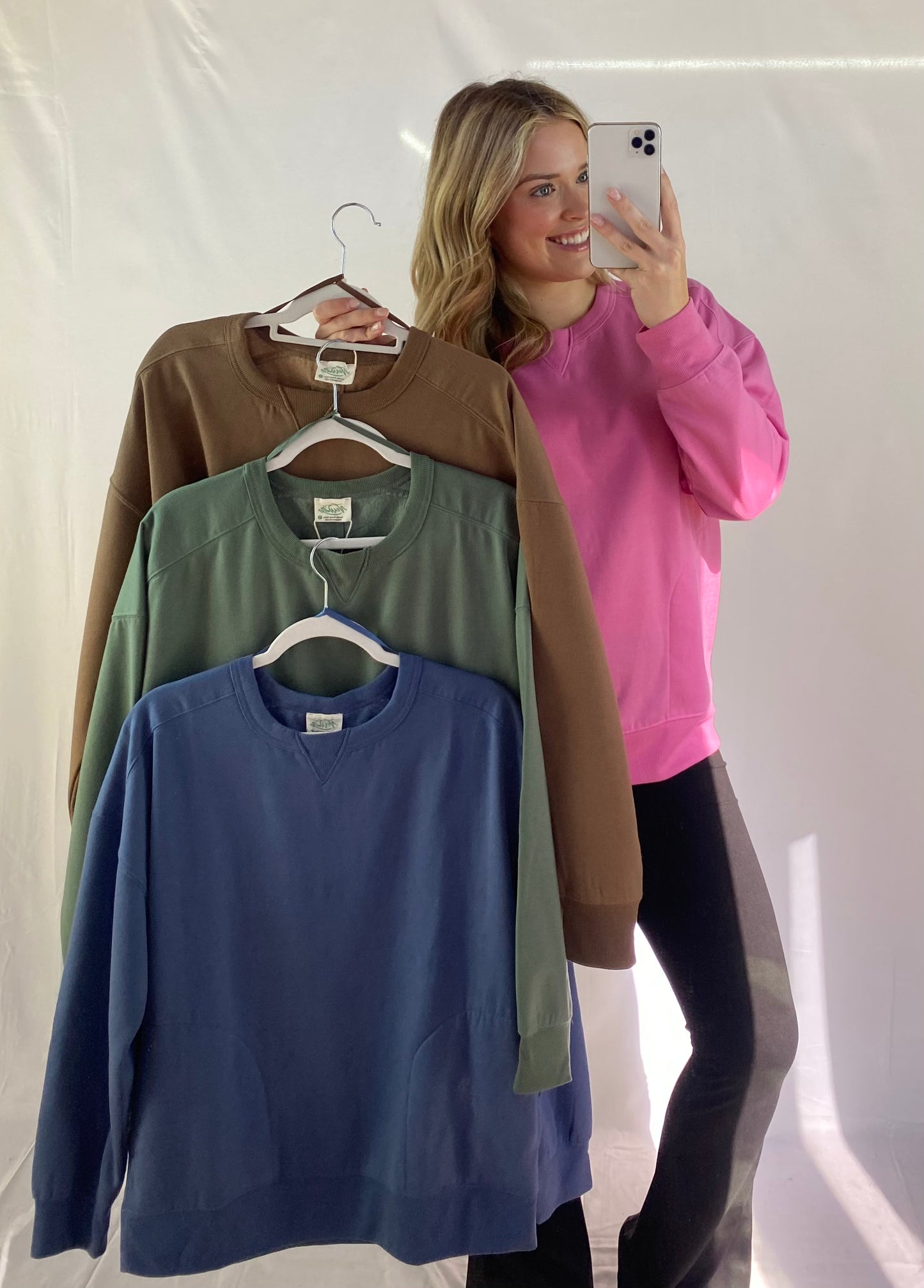 Oversized Casual Comfy Solid Knit Top