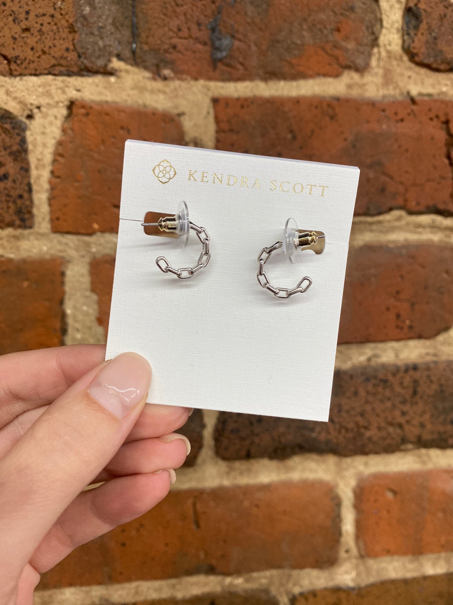Kendra Scott Paper Clip Hoop Earrings