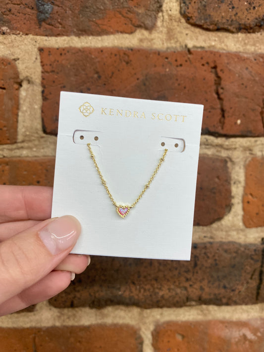 Kendra Scott Mini Ari Heart Necklace
