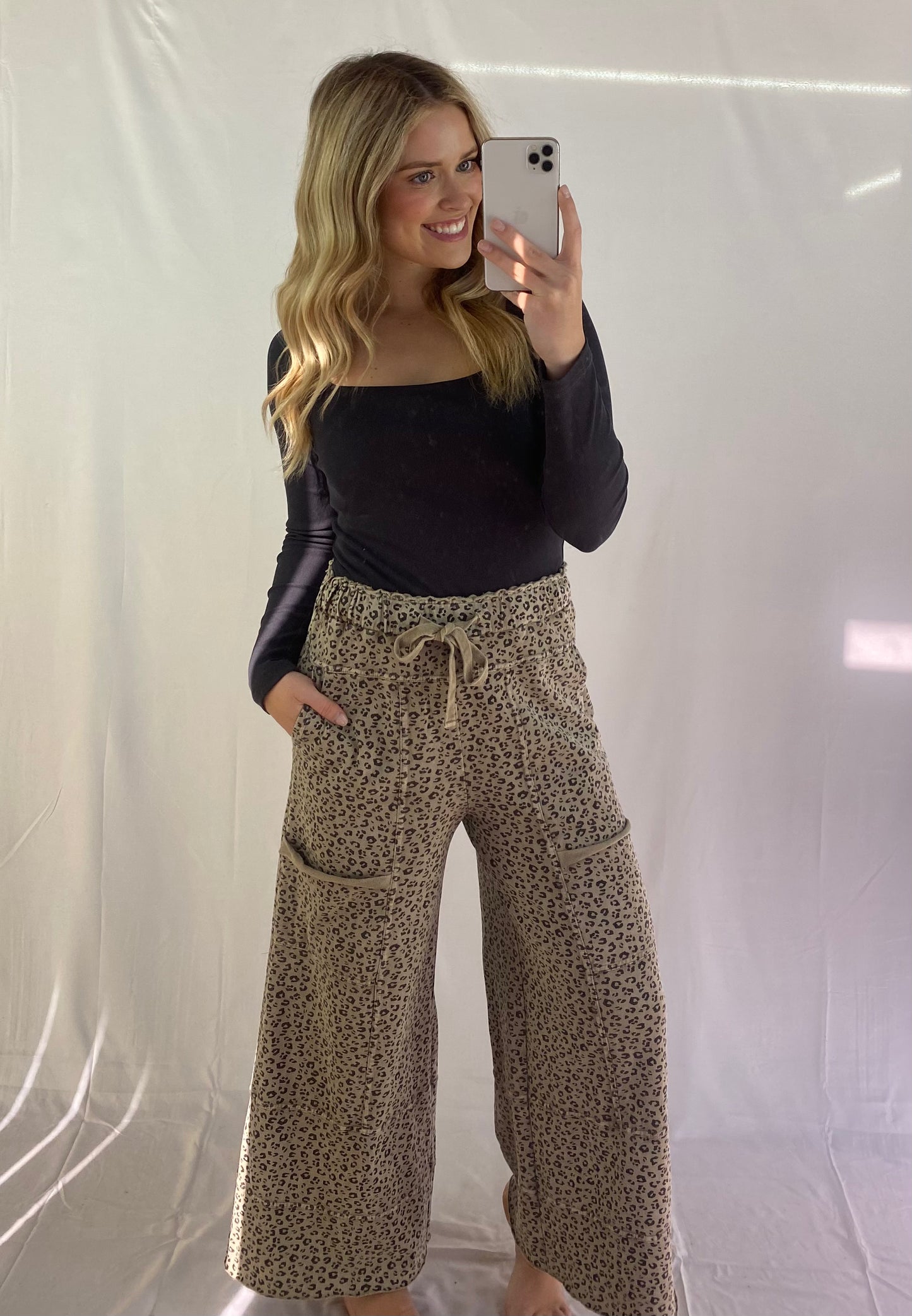 Animal Print Longe Pants