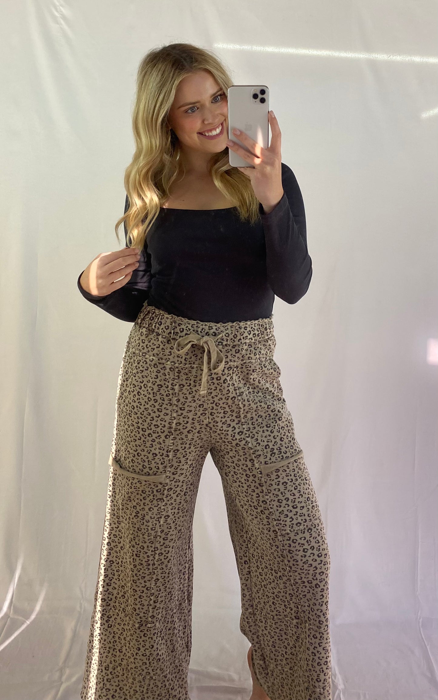 Animal Print Longe Pants