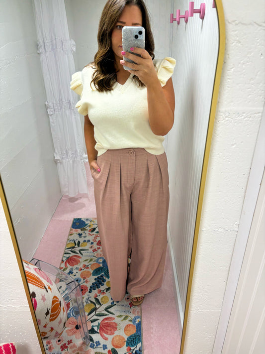 Mauve Dress Pants