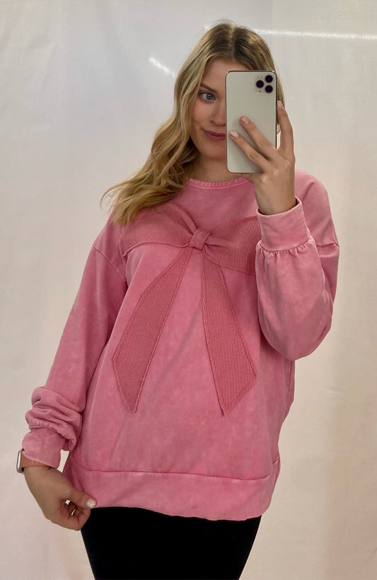 Pink Bow Top