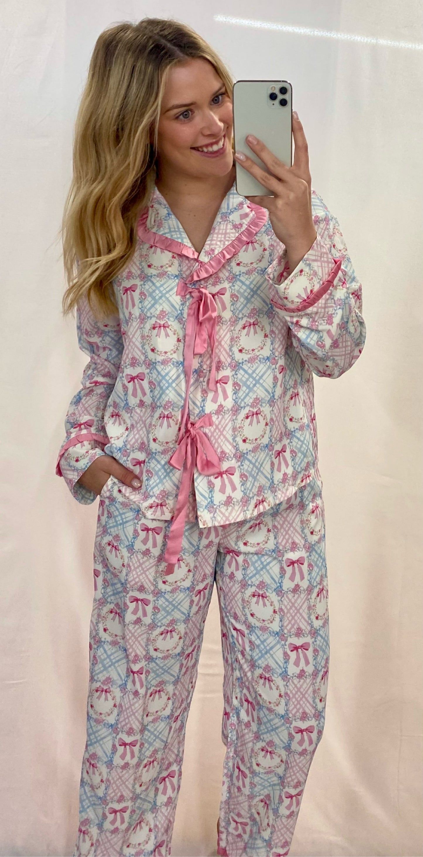 Floral Bow PJs