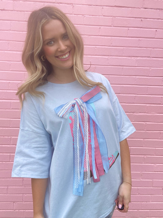 Boots Graphic Tee w/ Bow