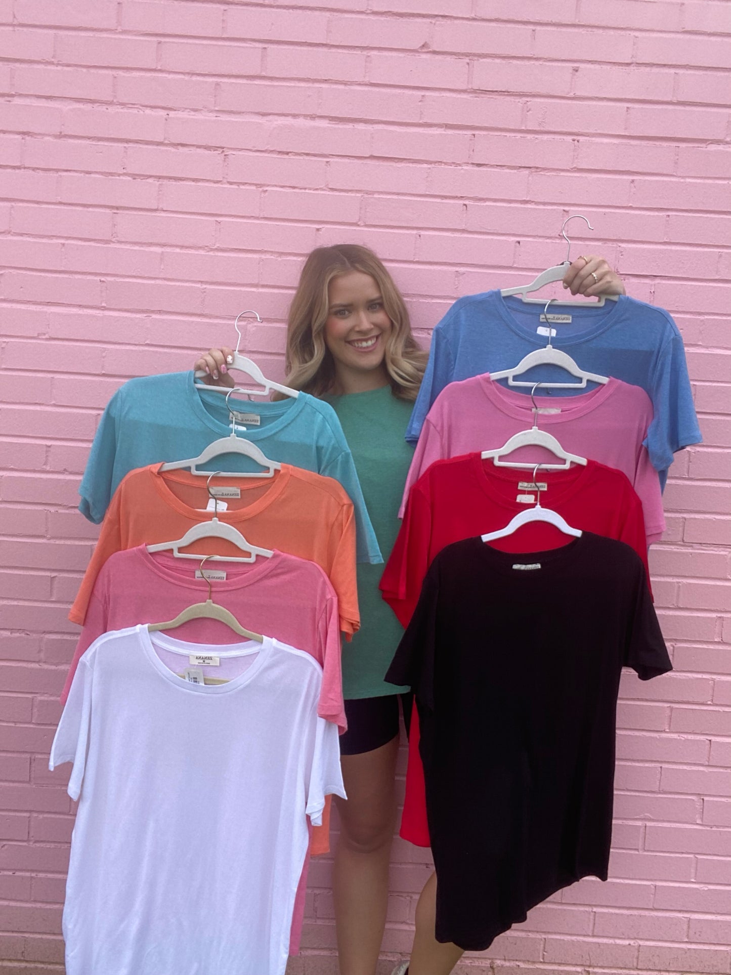 Round Neck Cotton T-Shirt