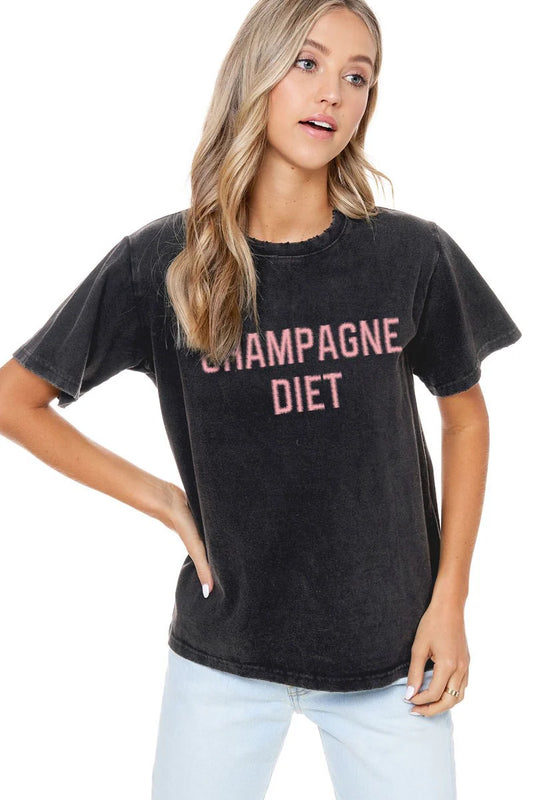 Champagne Diet Graphic Tee