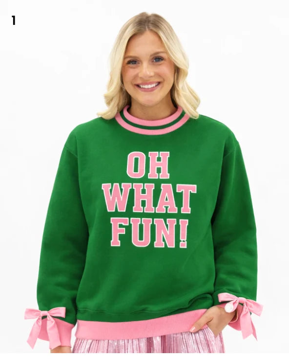 Oh What Fun Mock Neck Top