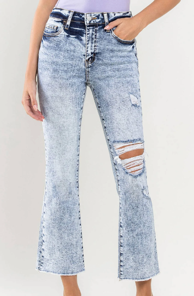 High Rise Crop Flare