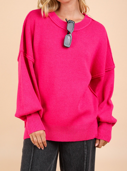 Pink Knit Sweater