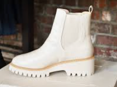 Ivory Croco Boot