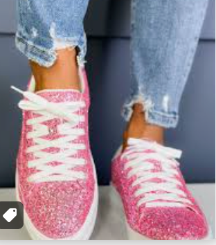 Pink Glitter Sneaker