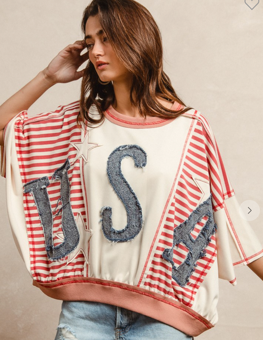 Washed USA Shirt