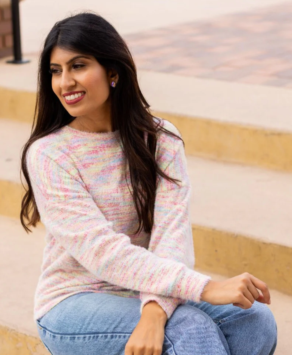 Multicolor Heather Sweater