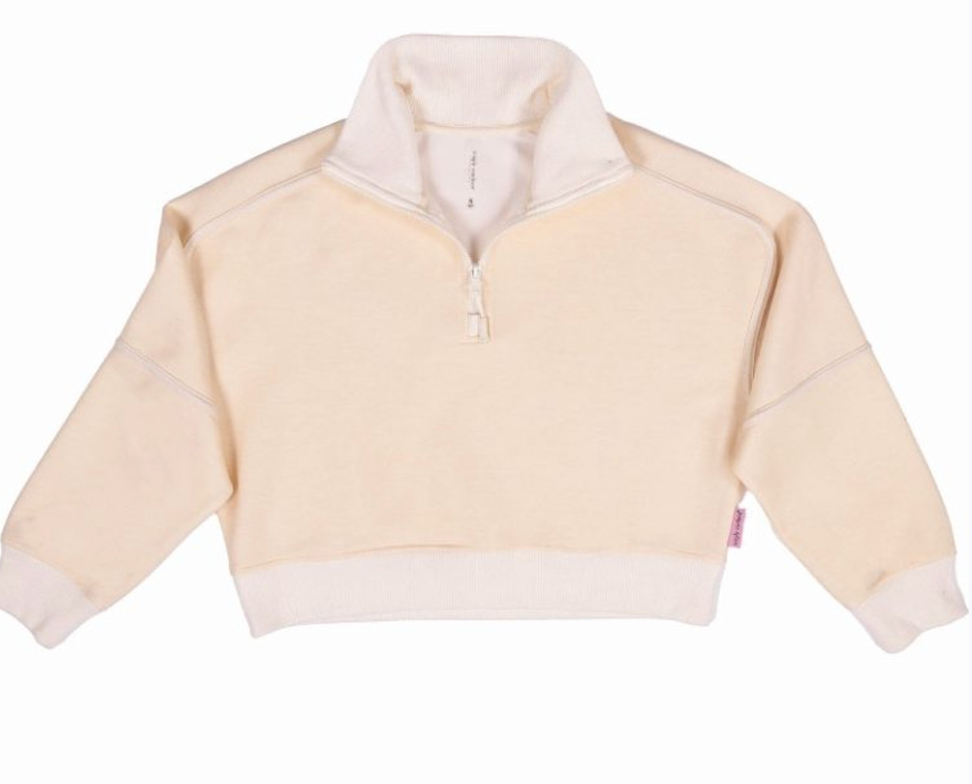 Contrast Quarter Zip