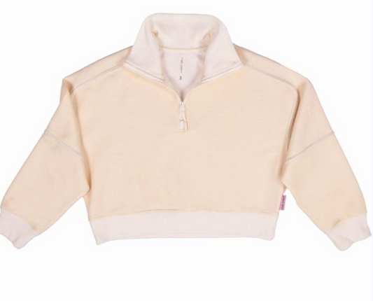 Contrast Quarter Zip