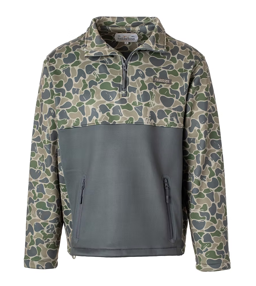 Backwoods Camo Quarter Zip Fleece