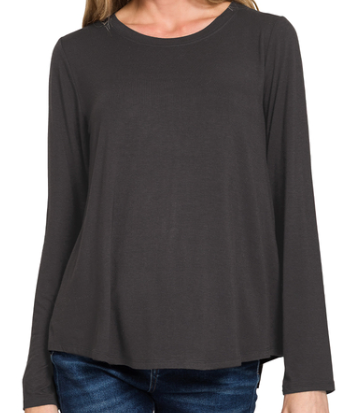 Round Neck Basic Top