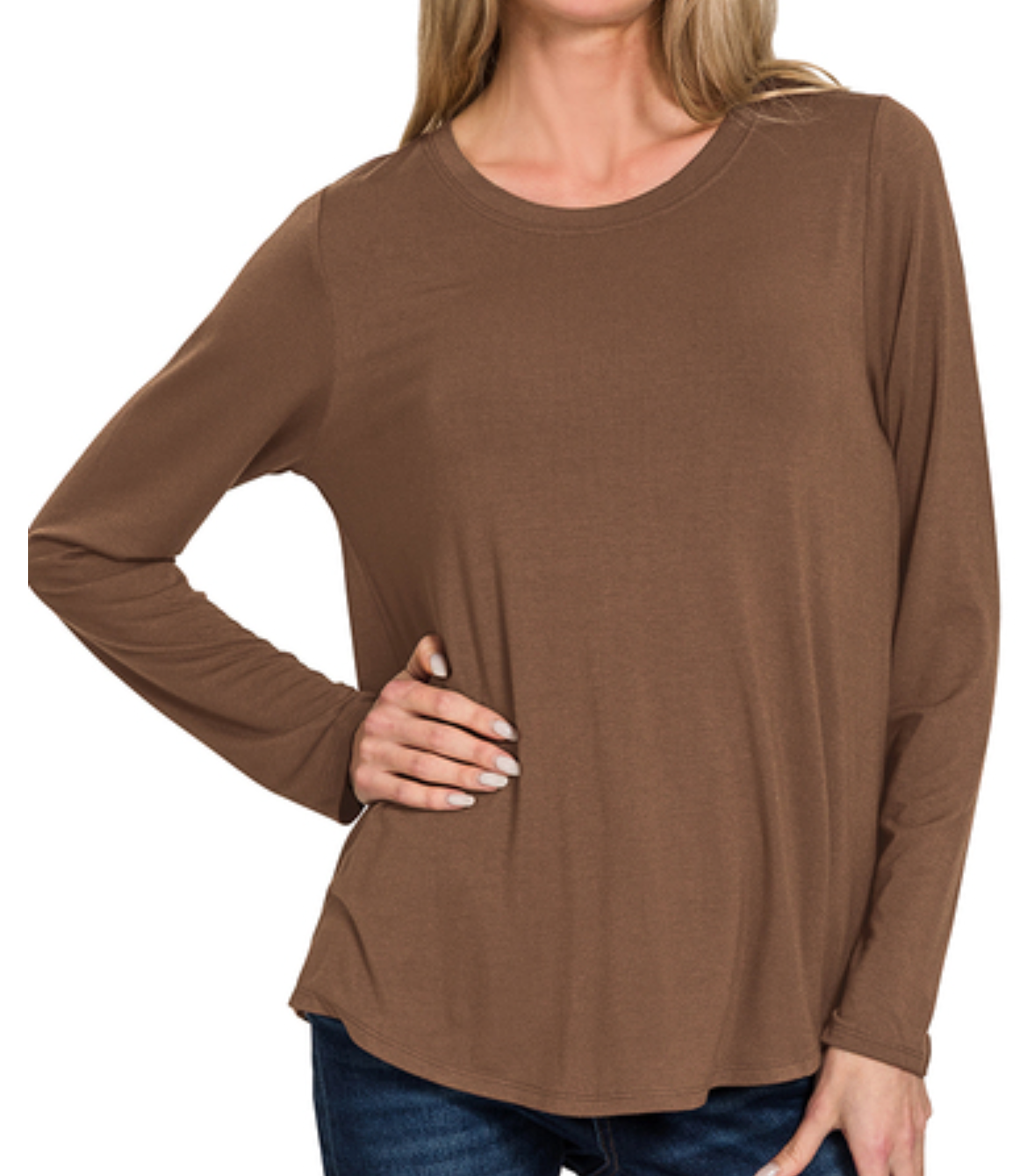 Round Neck Basic Top