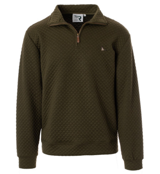 Men's Quilted Quarter Zip