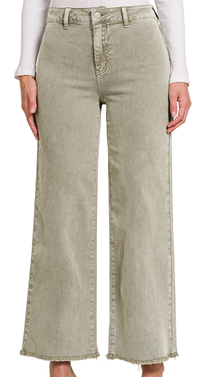 No-Distressed Color Denim