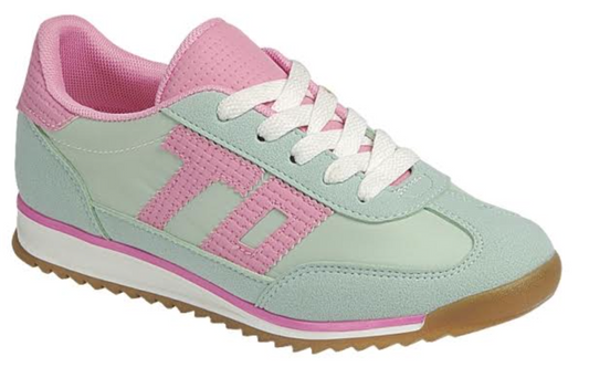 Green and Pink Kid Shoe