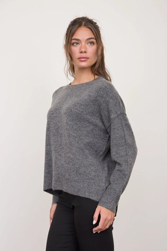 Callie Crewneck Soild Pullover