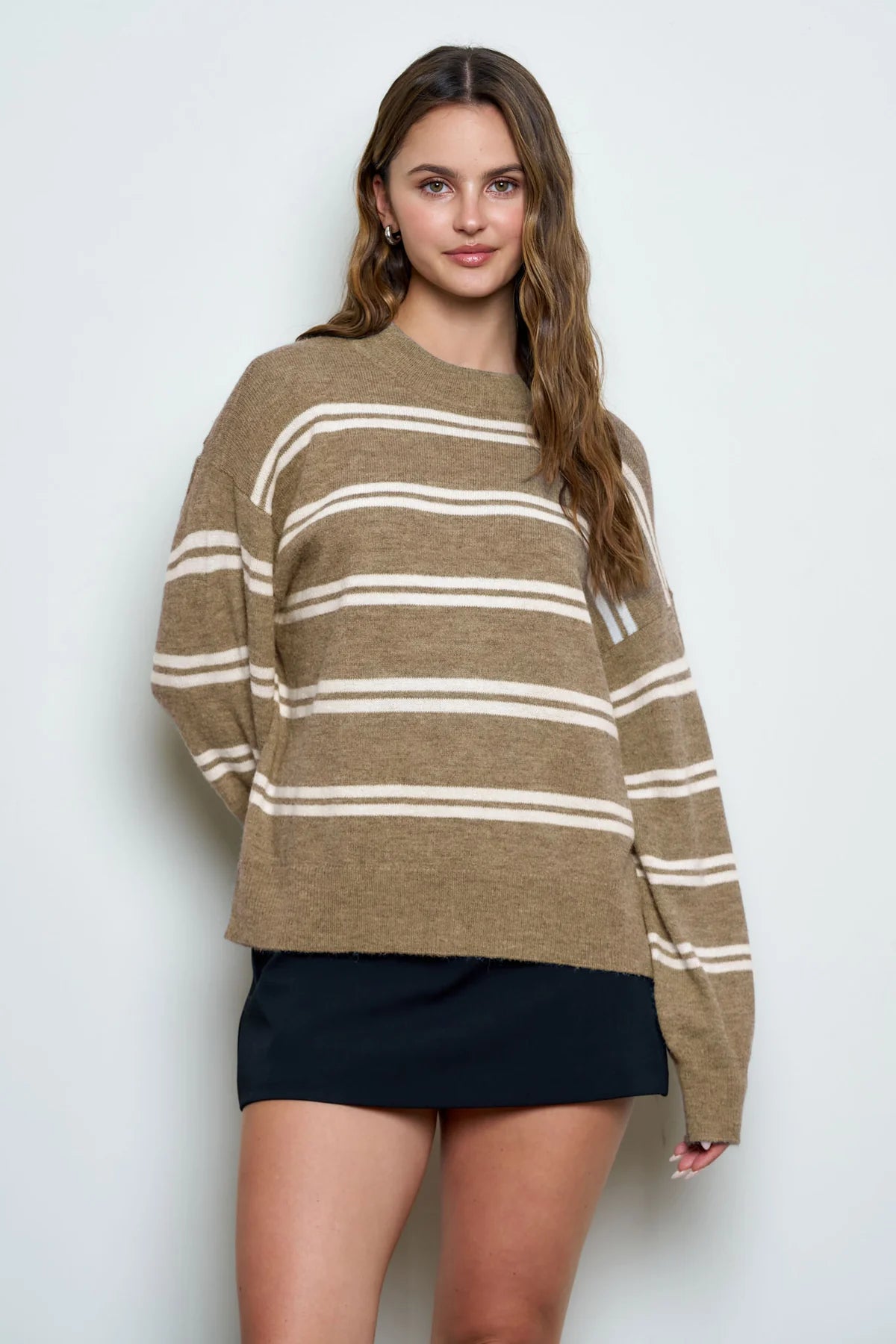 MOLLY STRIPE KNIT PULLOVER