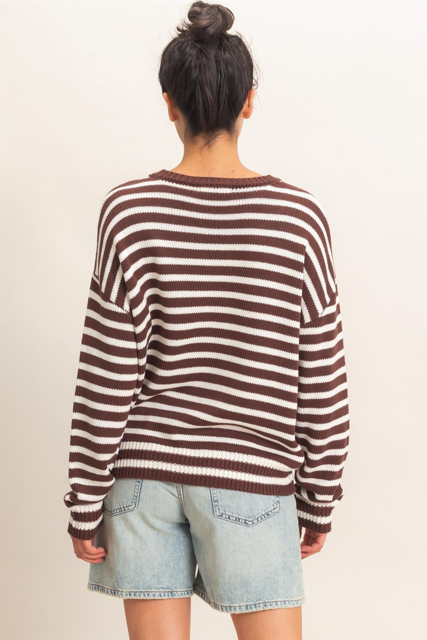 Striped Crew Neck Sweater